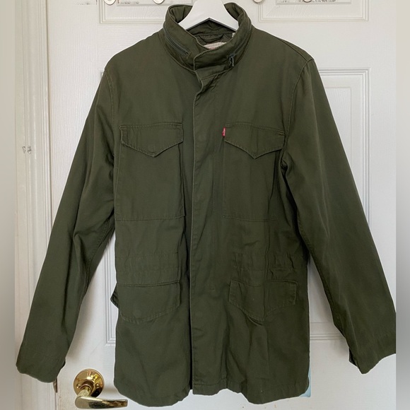 Levi Fleece Jacket in Forest Green Colour - Picture 1 of 1